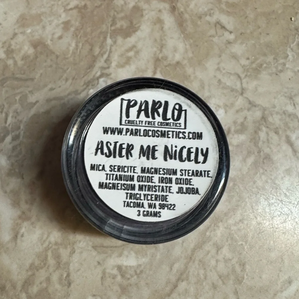 Parlo Cosmetics Eyeshadow Aster Me Nicely Vegan & Cruelty Free - New & Unopened